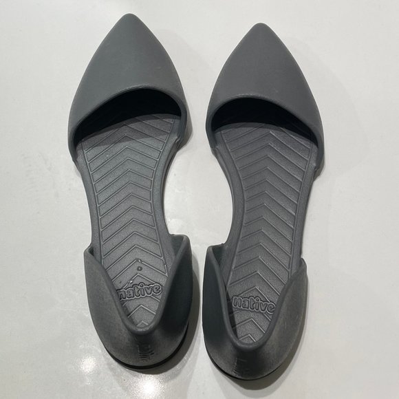Native Shoes Audrey D'Orsay Flat Size 8 - Picture 1 of 3